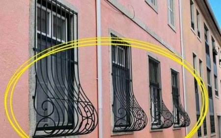 Warum haben manche Fenstergitter unten eine Rundung