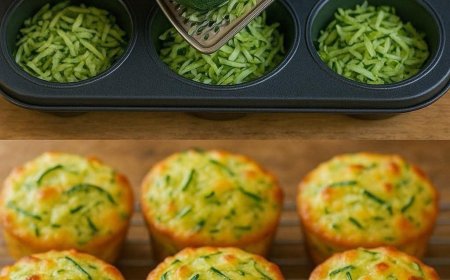 30 Minuten käsige Zucchini Muffins