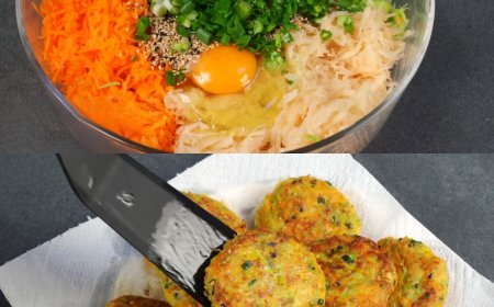1 Kartoffel, 1 Karotte, 1 Zucchini können auch Pfannkuchen besser machen als Fleisch