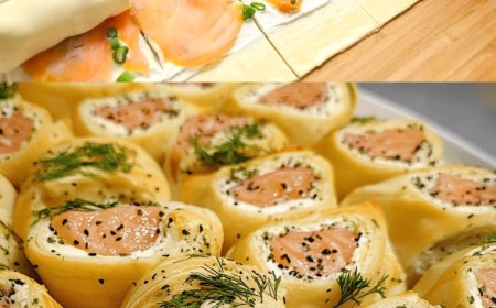 Blätterteig Räucherlachsröllchen sie werden nicht aufhören es zu essen