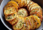 Gebackene Kartoffelscheiben