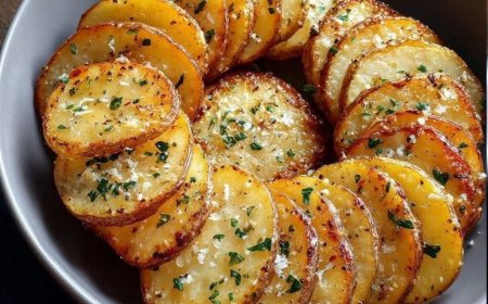 Gebackene Kartoffelscheiben
