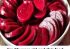 Tasty Beet and Lemon Juice Helps Cleanse Colon and Aid Weight Loss
