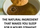 The Natural Ingredient That Lets Us Sleep 8 Hours Straight and Helps Burn Fat