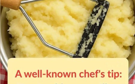 A well known chef’s tip: “Stop adding milk or water to your mashed potatoes. This ingredient makes them creamier than at the restaurant