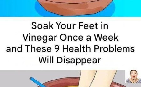 Soak Your Feet in Vinegar Once a Week and Watch These 9 Health Problems Disappear