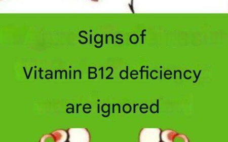 Signs of vitamin B12 deficiency are ignored
