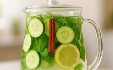 Cucumber, lemon, and cinnamon water: the natural remedy your body will thank you for