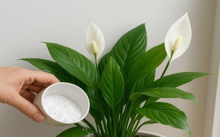 Peace Lily Care Secret: Forget Water—Use This Instead for Lasting Beauty