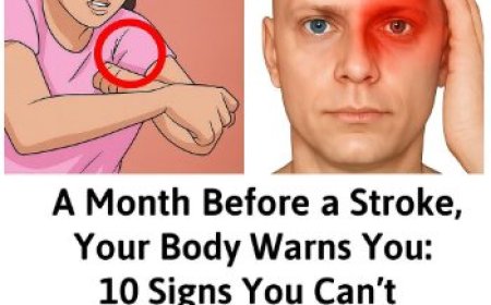 A month before a stroke, your body warns you: 10 signs not to ignore