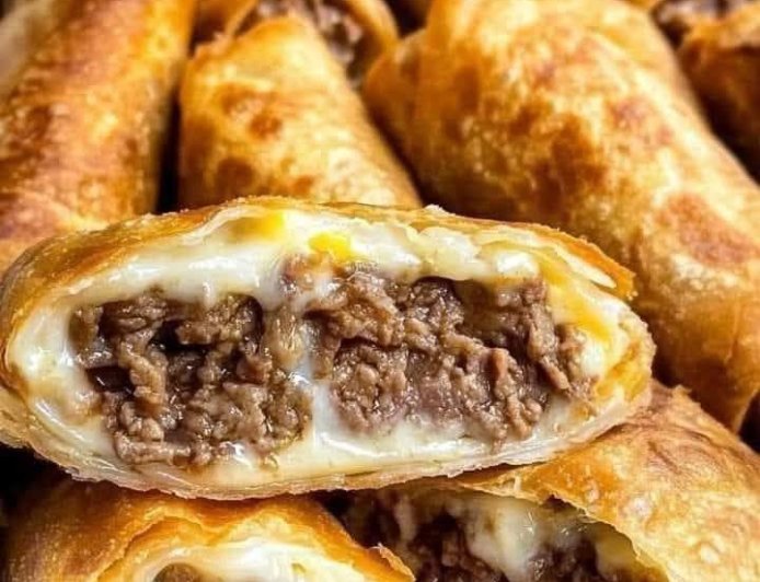 Philly Cheesesteak Egg Rolls