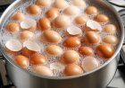 Stop throwing them away. Boil eggshells and say goodbye to