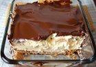 No Bake Peanut Butter Eclair Cake