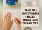 Vaseline  White Vinegar  Magic Amazing Hacks You Never Knew