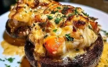 Crab Stuffed Mushrooms