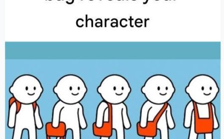 The way you use your bag gives clues about your character