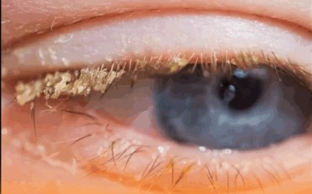 Yellow crust when waking up: what does that mean?