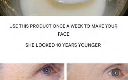 Use once a week to make your face look 10 years younger