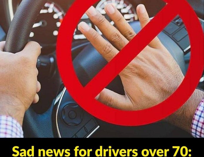 Sad news for drivers over 70: soon they will no longer be able to.