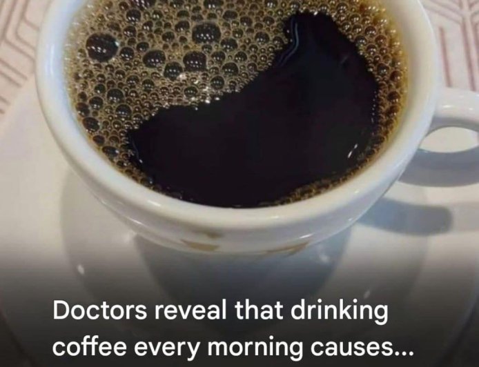 Doctors reveal that drinking coffee every morning causes… or not quite!