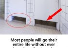 Why Doors in Public Bathrooms Don’t Reach the Floor
