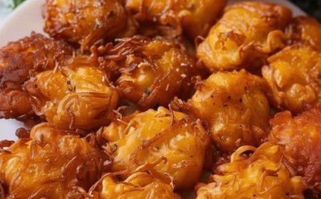 Cheesy Chicken Fritters Recipe  Crispy on the Outside, Tender & Cheesy Inside
