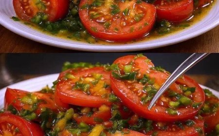 Magic Tomato Salad: The explosion of flavor in your mouth