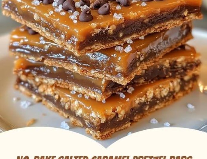 No Bake Salted Caramel Pretzel Bars Ingredients
