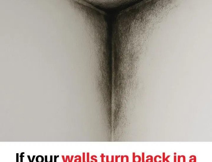 If your walls are turning black in a corner, it’s no accident: find out what it really means (and how to fix it)