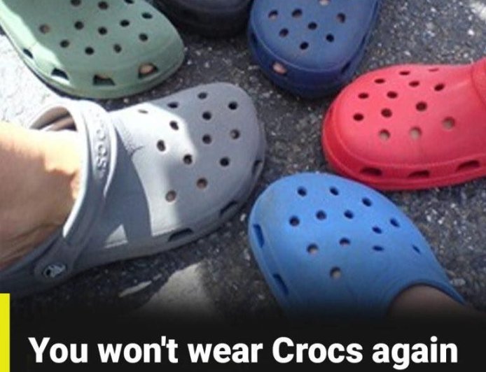 I thought crocs were harmless… but what I discovered about them sh0cked me