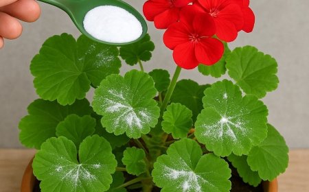 Here’s how to have geraniums full of flowers: you have to water them like this to always have them thriving