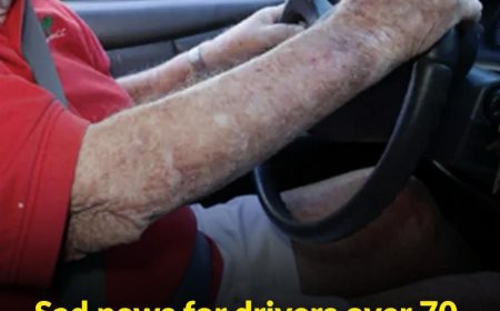 Sad news for drivers over 70, they will soon no longer be able to…