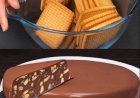 No Bake Chocolate Biscuit Cake