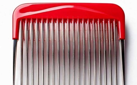 I found a tiny red object in a kitchen drawer that looks like a comb and has lengthy metal prongs. Do you know what it is