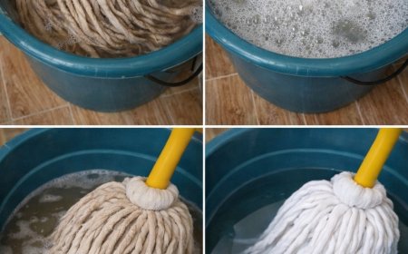 Very dirty mop, do not buy it again: a drop of this ingredient and it will be as good as new again
