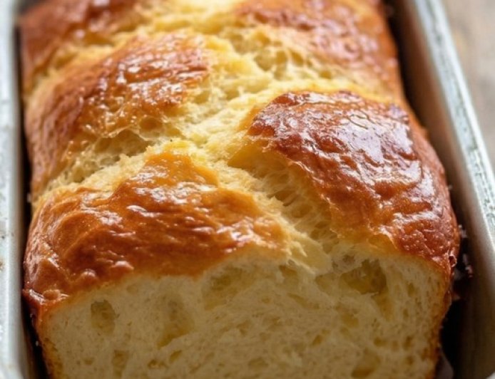 Easy 2-Ingredient Bread Recipe — Soft and Fluffy with Minimal Effort