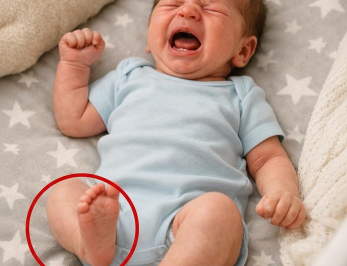 The baby cried for three days straight and barely slept. Doctors insisted it was just colic and prescribed medication, but the crying didn’t stop.