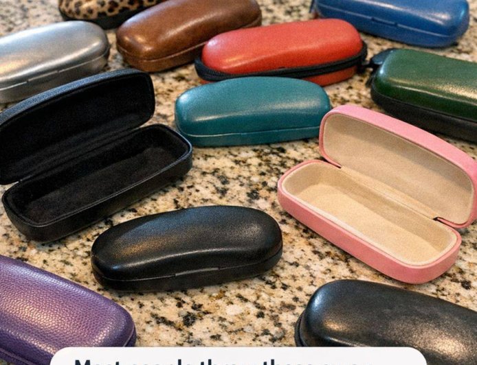 Most people throw these away. 10 smart ways to reuse old eyeglass cases