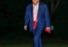 Donald Trump’s Late-Night Walk Sparks Online Discussion Over Unidentified Object