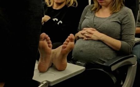 A Rude Woman Put Her Feet on My Tray Table While I Was Pregnant – The Karma She Received 10 Minutes Later Is Absolutely Priceless