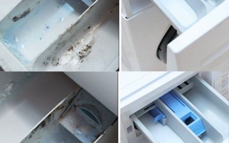 The ingenious trick for cleaning the washing machine drawer