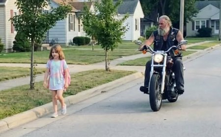 I Confronted The Biker Who Followed My Daughter Home From School Every Day!