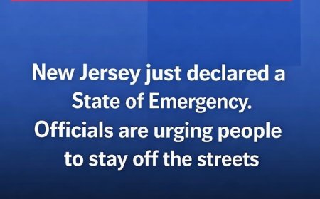 Powerful Snow and Ice Storm Forces New Jersey Into Emergency Status