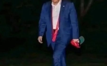 Donald Trump’s Late-Night Walk Sparks Online Discussion Over Unidentified Object