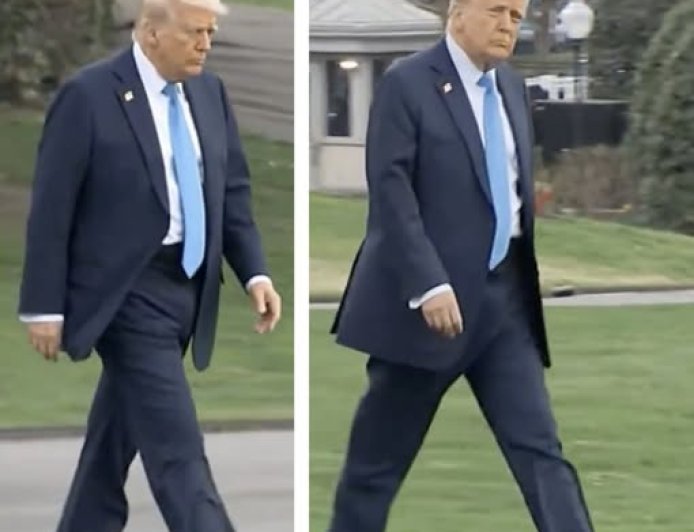 THE HIDDEN DETAIL IN NEW TRUMP PHOTOS HAS THE ENTIRE NATION ASKING THE SAME QUESTION