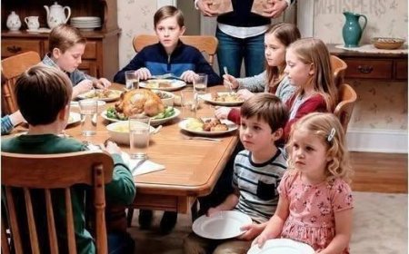 Als ich bei meinen Eltern ankam, saßen meine Kinder in der Ecke mit…