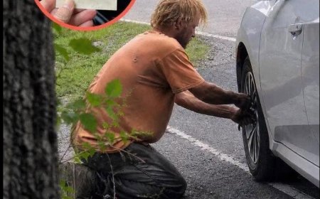 Ein Fremder half mir auf der Route 9 – und hinterließ einen unerwarteten Hinweis auf meinen Sohn