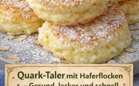 Quark-Taler mit Haferflocken – gesund, schnell & unglaublich lecker