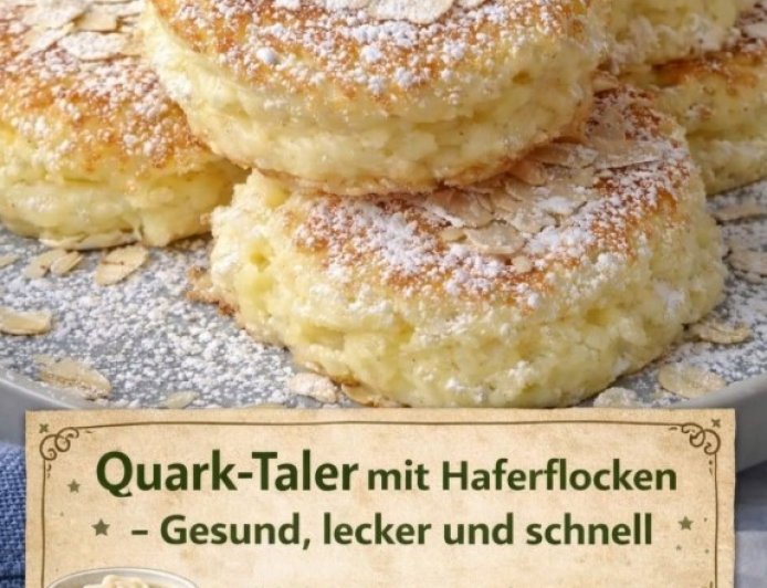Quark-Taler mit Haferflocken – gesund, schnell & unglaublich lecker